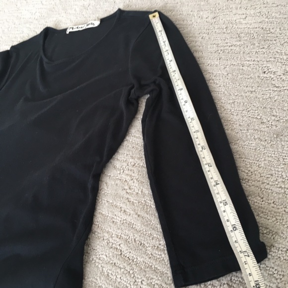 🇺🇸 MICHAEL STARS Drape Back ¾ sleeve Mini Dress - Picture 10 of 12